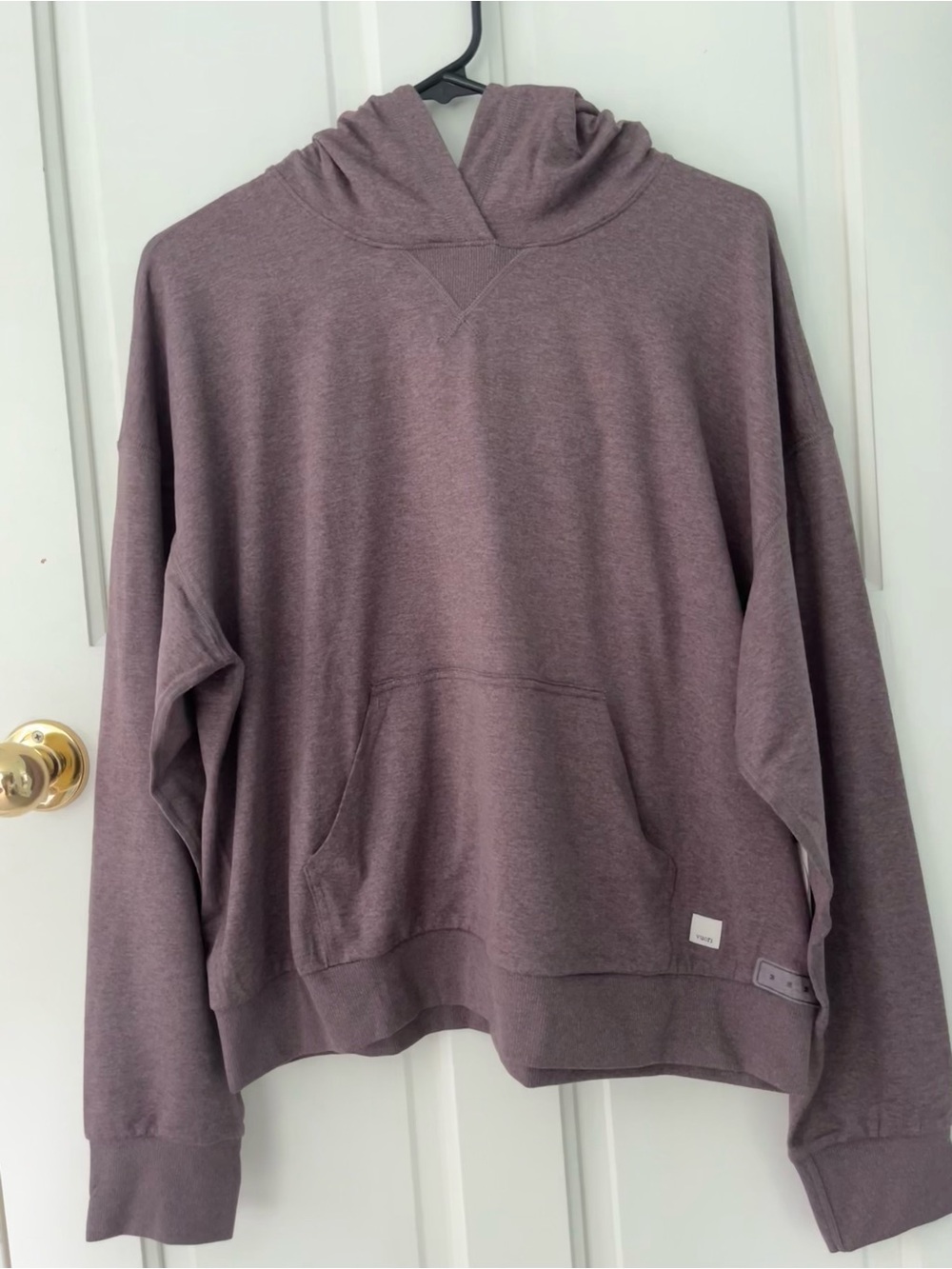 Vuori Huckleberry Heather Pullover Hoodie and Joggers matching set - Mauve color - Picture 2 of 8